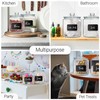 3pc Canister Sets for Kitchen Counter + Labels & Marker