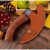 New Viking Pizza Cutter Axe Viking Hatchet Pizza Axe (Skull