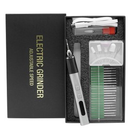 Engraving Pen, Ultimate Cordless Engraving Pen for Artists & DIYers-20 Bits - USB Portable Rotary Mini Engraving Tool Kit for Jewelry Stone Metal Plastic Resin Model Wood (Silver)