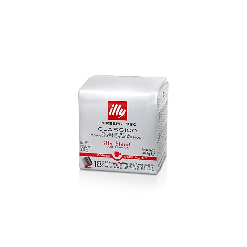 illy Coffee, iper Coffee Capsule, Medium Roast Drip Pod, 100%