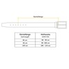 Men's Reversible Cork Leather Belt for Men Cork 35mm Wide,