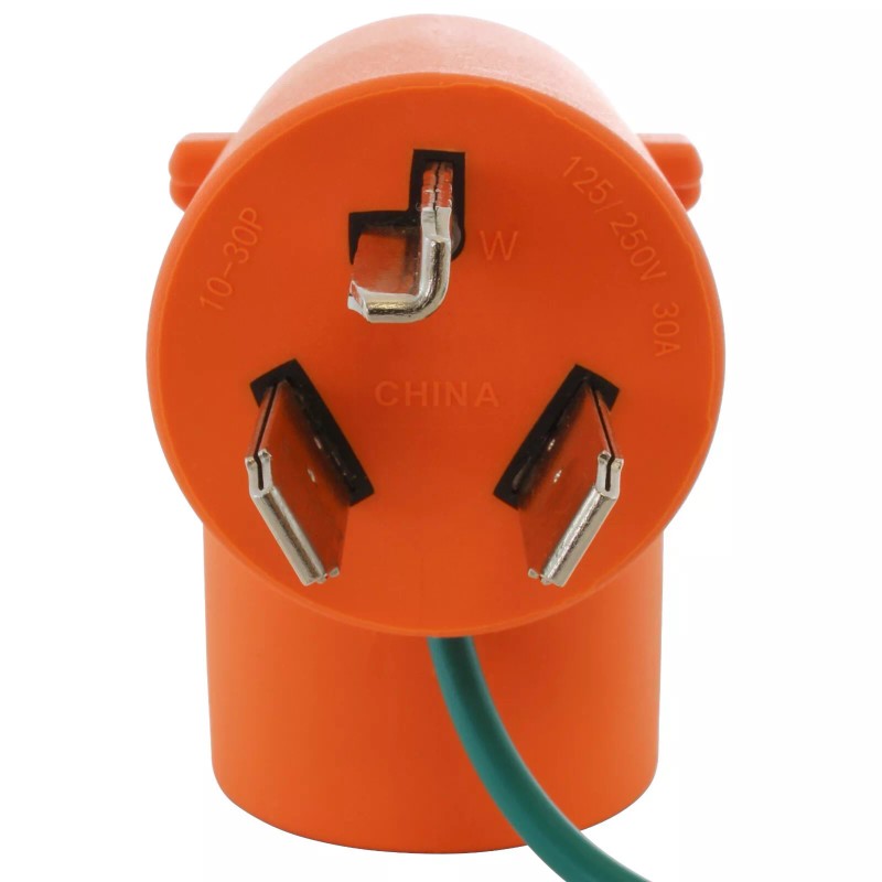 AC WORKS® Compact Dryer Adapter for Old 3-Prong Outlets |