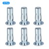 Awclub 5/16-18 Multi-Grip Rivet Nuts, 6pcs Pre-Bulbed Shank Flat Head