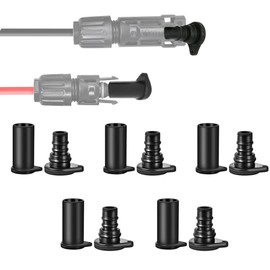 Solar Connector Cap 5pairs, IP68 Water Resistant and Dust, Male and Female Solar Plug Cap for Solar Panel Connector, Solar Inverter