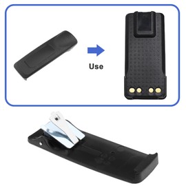 ECSiNG 2Pcs Walkie-Talkie Belt Clips Replacement Compatible with Motorola DP XPR APX Series Compatible with Model APX4000 APX3000 APX1000 XiRP8200 XiRP8208 XiRP8260