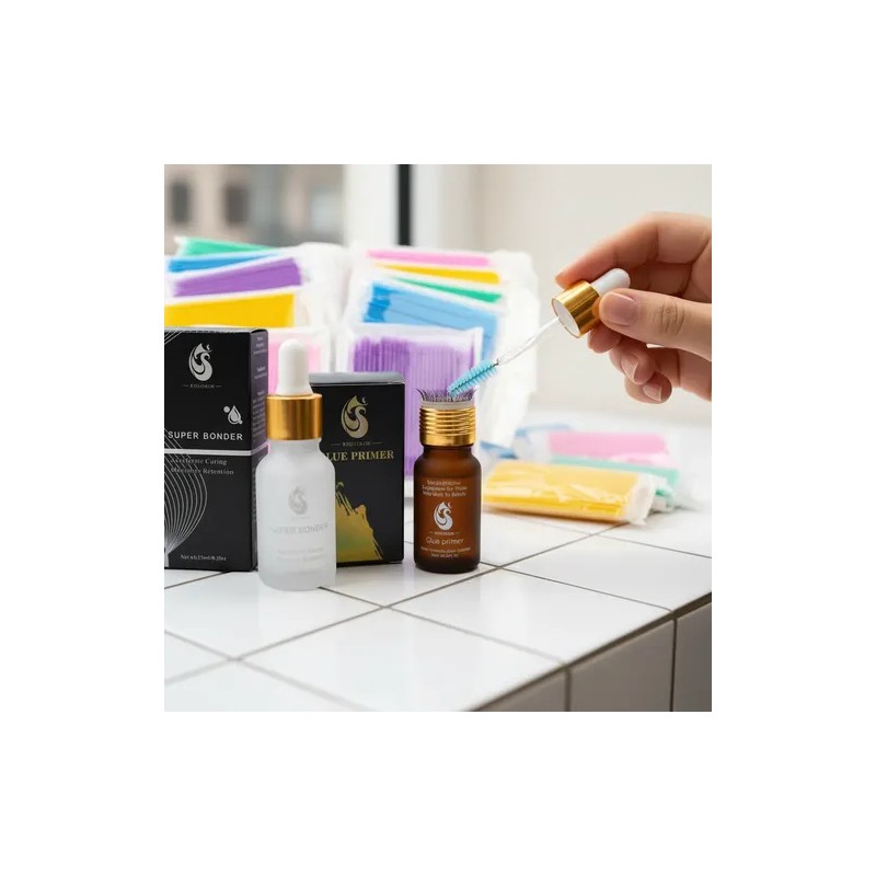 Super Bonder Primer Kiss Gratis Microbrush Para Pestañas