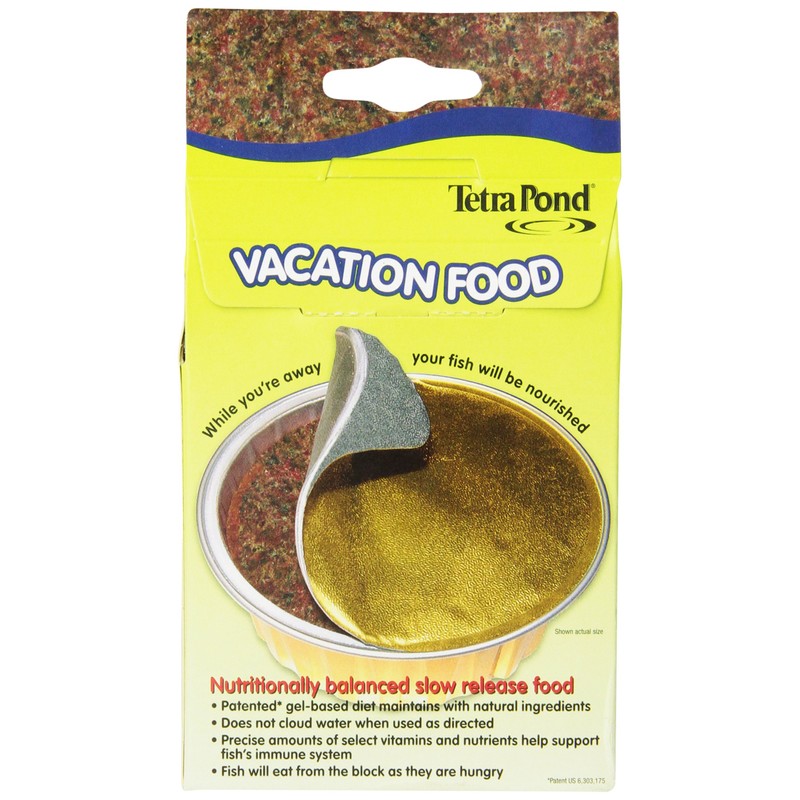 TetraPond Vacation Food Slow Release Feeder Block, 3.45 Ounce -