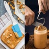 WADY Peanut Butter Stirrer and Scraper, Stainless Steel Peanut Butter