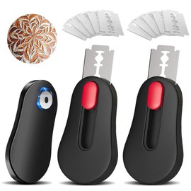 (2 Packs) Bread Lame Dough Scoring Tool with Telescoping Feature, Professional Bread Lame for Bread Scoring Tool & Sourdough Scoring Tool, Bread Lame Dough Scoring Tool with 10 Replacement Blades