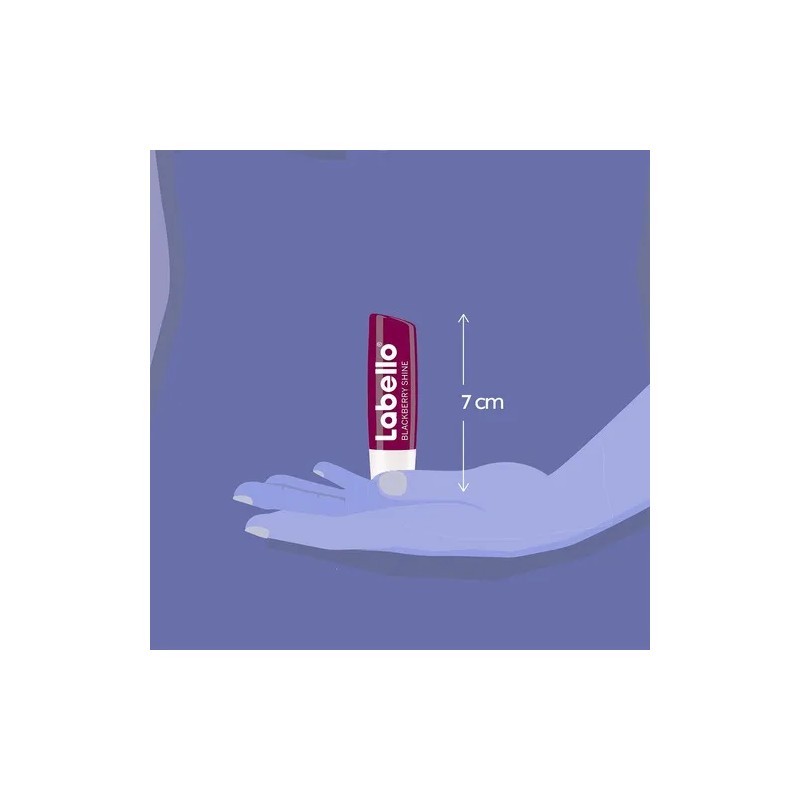 Labello Bálsamo Labial Protector Humectante Mora 4.8g
