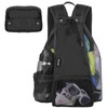 Timoxi Swim Bag Beach Backpack with Padded Shoulder Strap Mesh