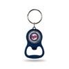 Rico Twins Navy Bottle Opener Keytag BOC4601NV Twins Navy Bottle