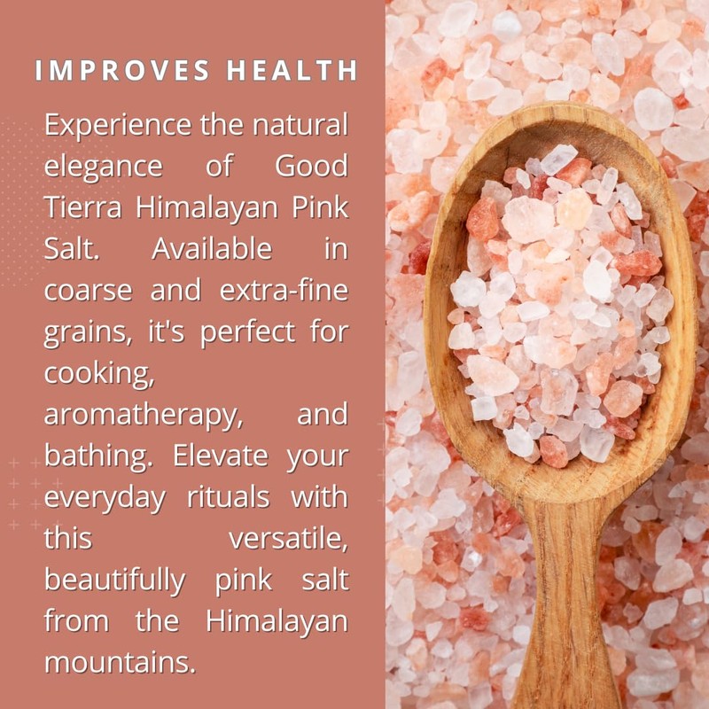 Good Tierra Himalayan Salt with Grinder 15 oz (6 Pack)