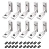 sourcing map Interior Joint Bracket, Inside Corner Connector 2020 Series