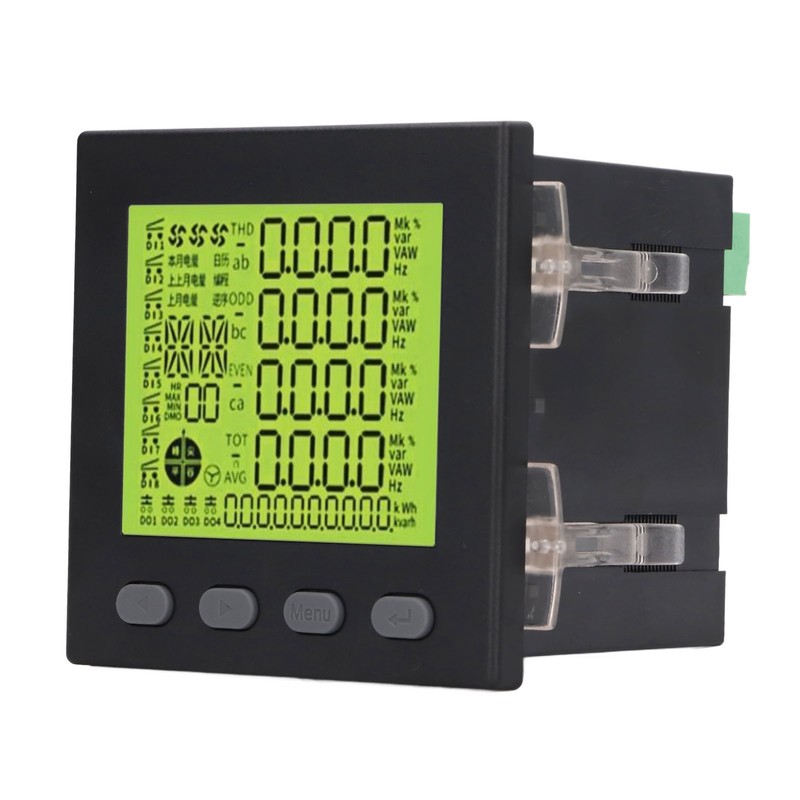 3 Phase Power Meter Multifunctional Volt Power Energy Meter Electrical