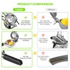Lemon Squeezer Tuiswo Stainless Steel LARGE Manual Citrus Juicer, Durable