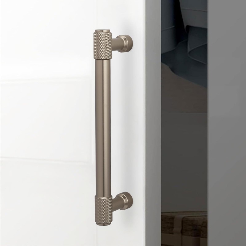 POVEFONK 10 Pack 5 inch Champagne Bronze Kitchen Cabinet Handles