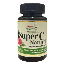 Super C Natural (60 Capsulas De 1000 Mg) Margarita Naturalmente
