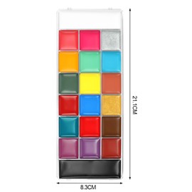 LOPHE Truccabimbi Kit, 20 Colori Truccabimbi Kit Anallergici Atossici, Trucca Bimbi, Truccabimbi, Adatto per Halloween, Carnevale, Party, Natale