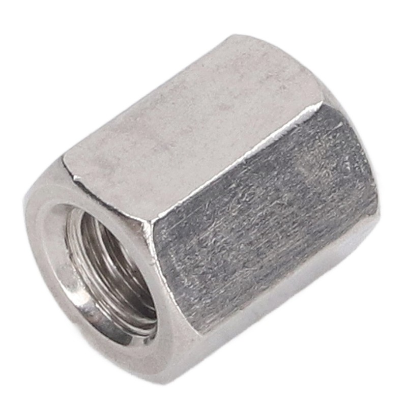 20 Pcs Hex Coupling Nut M8x1.25 L15mm 304 Stainless Steel