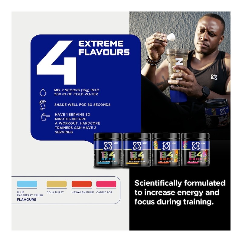 USN B4 Bomb Pre-Workout