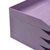 Acrimet 4 Tier Paper Organizer Letter Tray – Plastic Stackable