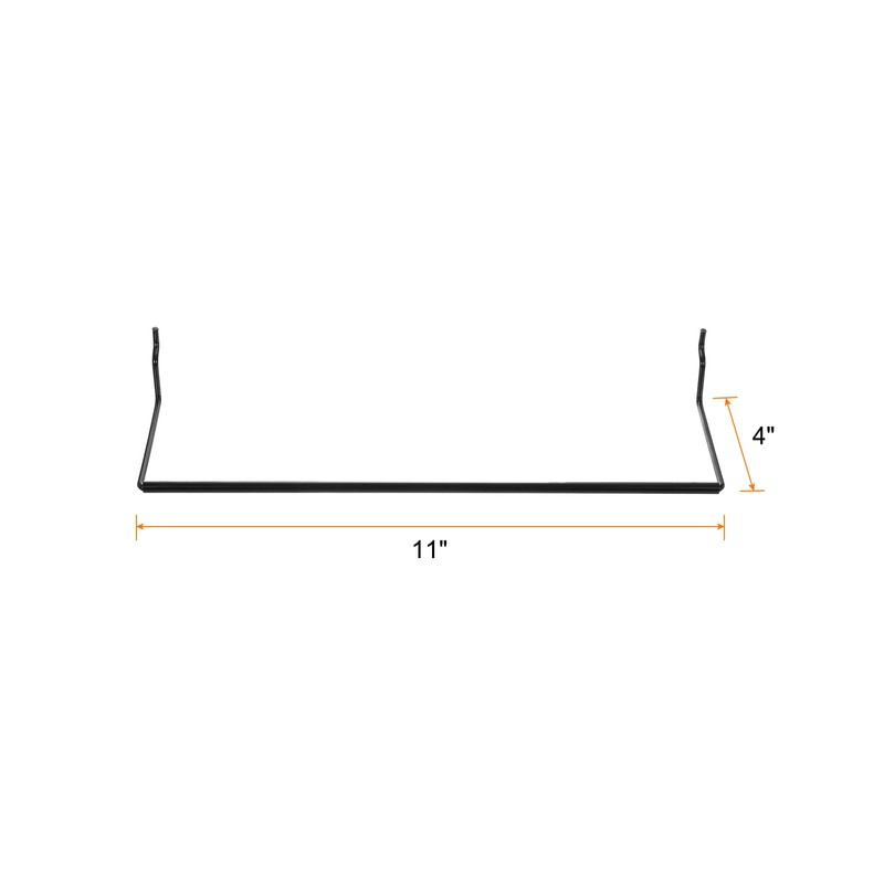 sourcing map 4pcs Pegboard Paper Towel Holder 11" Metal Peg