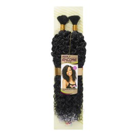 Janet Collection Human Hair Blend Crochet Braids Encore La Vie Water Bulk (18"-24") (18 Inch, 27)