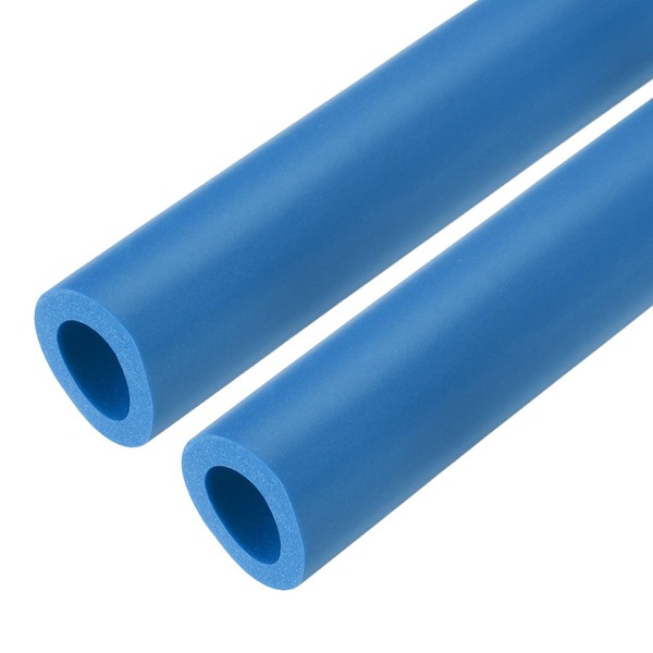 sourcing map 2pcs Pipe Insulation Foam Tube Lagging Insulation 18mm