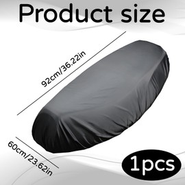 AONAYO Motorcycle Seat Cushion, Waterproof Seat Covers, Universal Motorcycle Seat Cover, Moped Accessories, Motorcycle Seat Cover Oxford Cloth + PU Cloth, for Outdoor Waterproof Rain Dust UV