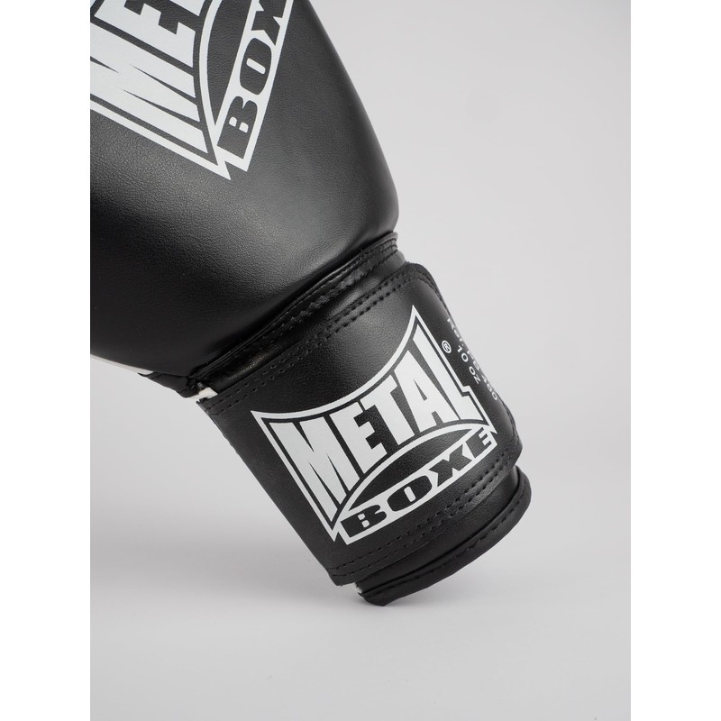 METAL BOXE Boxing Gloves black black Size:10 oz