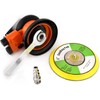 Professional Air Random Orbital Palm Sander 5 Inch, Orange