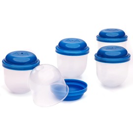 Vending Machine Capsules - 1.1 Inch Tiny Frosty Clear-Colored Acorn Capsules - 30 Pcs Empty Toy Capsules - Plastic Capsules for Toys - 28 mm Prize Machine Capsules - Small Colored Containers