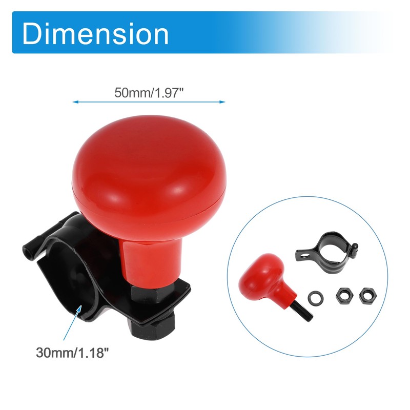 30mm Car Steering Wheel Knob Door Handle Vehicle Steering Wheel