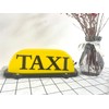 ABUKALIXIN USB Rechargeable LED Car TAXI Sign Top Light Yellow
