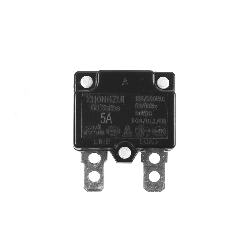 5A Circuit Breaker Auto Reset Overload Protector Fuse for Children