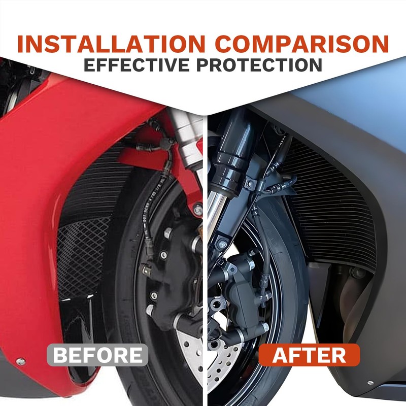 Aluminum Cooling Radiator Replacement for Kawasaki Ninja 400/Ninja 400 ABS