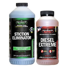 Hot Shot's Secret Pick-Up Prevention Pack - Stiction Eliminator (32 Oz) and Diesel Extreme (16 Oz)