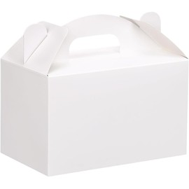 SUPERLELE 48pcs Gift Boxes, 6x3.5x3.5 Inches White Gift Box, Kraft Paper Gift Boxes with Lids for Bridesmaid Proposal Boxes, Cupcake Boxes, Crafting Gift Boxes