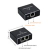 2 Port Gigabit Switch, Unmanaged Ethernet Switch, 1000Mbps 1 in