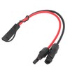 Solar Panel Cables Connectors SAE Adapter 10AWG 0.35m Solar Power