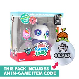 Pinata Smashlings: Pinata Box - Sana The Panda - Kids Articulated 5" Pinata Character Figure w/Pinata Stick, 2 Exclusives & Hidden Smashling, Toikido