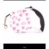 Unbranded Retractable Dog Leash Pink Print