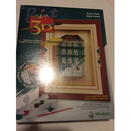 Paint 3D Dimensions Swiss Hotel 7 3/4 in by 9 3/4 inches