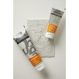 Pebeo Phase Kit-2 Tubos 100 ml + 250 ml Studio Acrílicos Pasta de Modelado Efecto Agrietado, Blanco, Pequeño