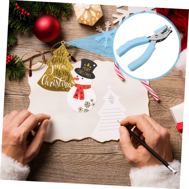KONTONTY Leather Hole Punch Tool Durable Strap Punching Pliers with