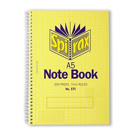 SPIRAX Notebook Side Opening A5 300 Page