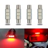 iBrightstar Newest 9-30V Super Bright 29mm 6614F 6612F LED Bulbs