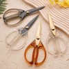 Jasni Transparent Handle Stainless Steel Sharp Powerful Kitchen Scissors Multi-Purpose