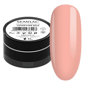 Semilac Gel per unghie dure e resistenti, facile da applicare, senza danni, ripara le unghie rotte e danneggiate, 15 g
